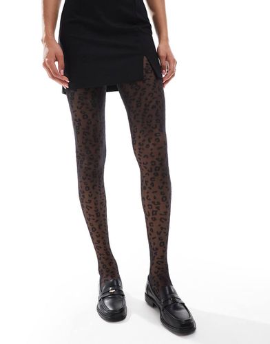 Collants à motif léopard - sur - Asos Design - Modalova