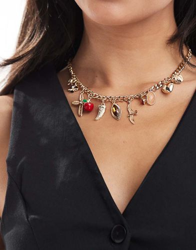 Collier à breloques - Asos Design - Modalova