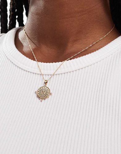 Collier avec pendentif soleil - Asos Design - Modalova