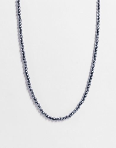 Collier court avec perles fantaisie 6 mm - brillant - Asos Design - Modalova