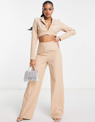 Combinaison habillée avec strass - Taupe - Asos Design - Modalova