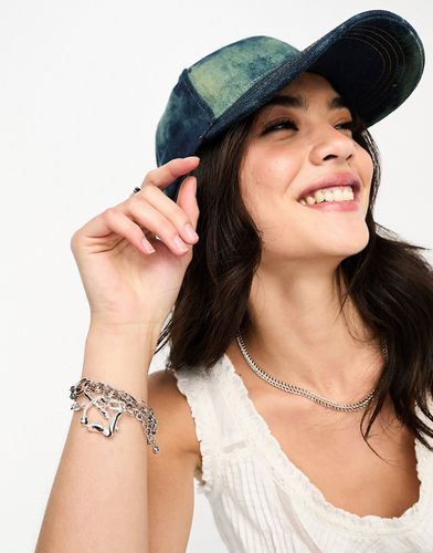 Casquette en jean - délavé - Asos Design - Modalova