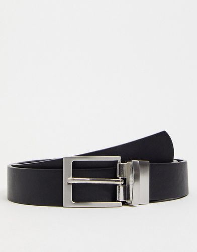 Ceinture élégante réversible en imitation cuir et daim - Asos Design - Modalova