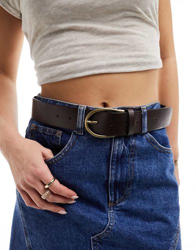 Ceinture taille et hanches pour jean avec boucle en demi-lune - Asos Design - Modalova