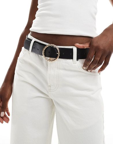 Ceinture taille et hanches pour jean avec boucle torsadée dorée - Asos Design - Modalova