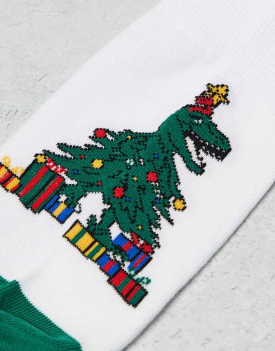 Chaussettes de Noël à motif dinosaure - Asos Design - Modalova