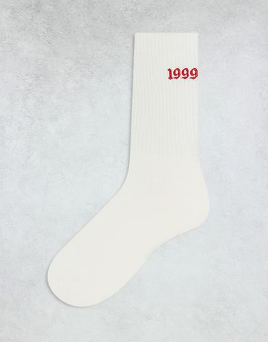 Chaussettes de sport à broderie 1999 - Asos Design - Modalova