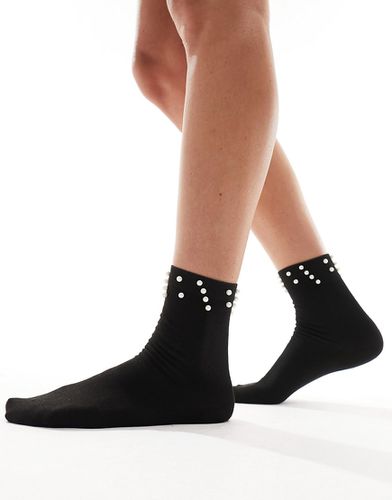 Chaussettes ornées de perles - Asos Design - Modalova