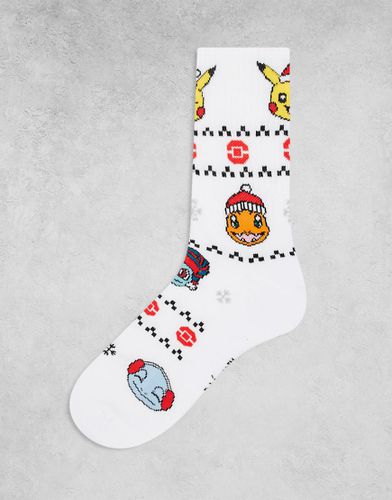 Chaussettes motif Pikachu à Noël - Asos Design - Modalova