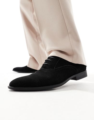Chaussures richelieu en imitation daim - Asos Design - Modalova
