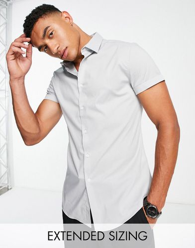 Chemise de travail ajustée stretch - Asos Design - Modalova