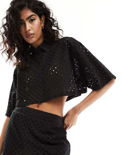 Chemise d'ensemble en broderie anglaise - Asos Design - Modalova