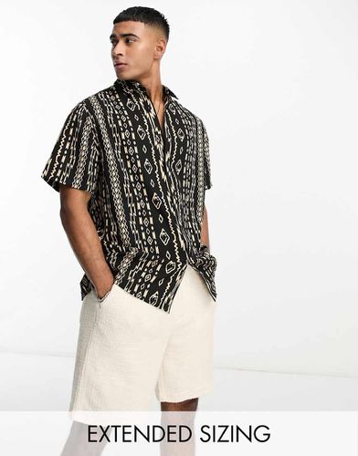 Chemise décontractée à imprimé aztèque - Asos Design - Modalova