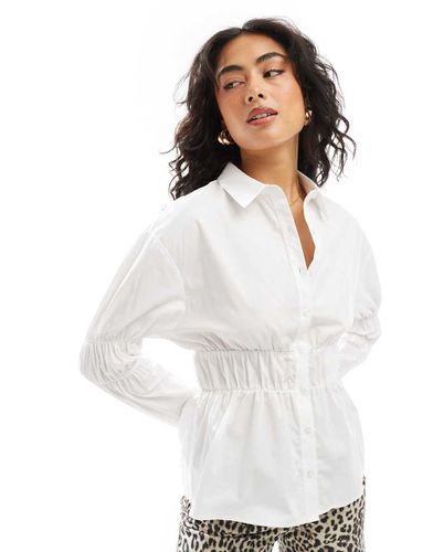 Chemise en popeline à détails froncés - Asos Design - Modalova