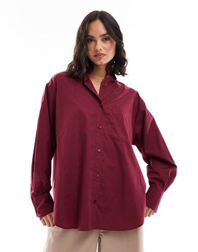 Chemise oversize - Bordeaux - Asos Design - Modalova