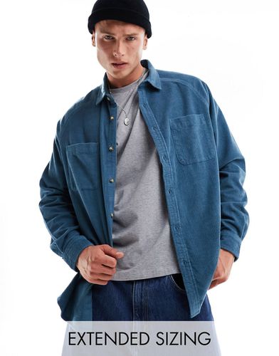 Chemise oversize en velours côtelé style années 90 à manches raglan - Asos Design - Modalova