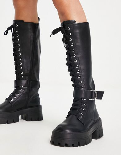 Chiswick - Bottes montantes à lacets et semelle épaisse - Asos Design - Modalova