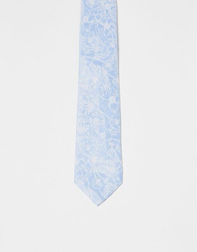 Cravate fine - fleuri - Asos Design - Modalova