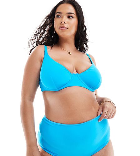 ASOS DESIGN Curve - Mix and Match - Bas de bikini à taille haute - vif - Asos Curve - Modalova