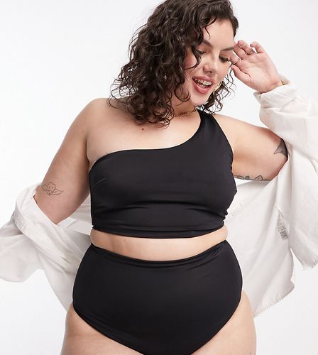 ASOS DESIGN Curve - Mix and Match - Haut de bikini asymétrique épuré - Asos Curve - Modalova