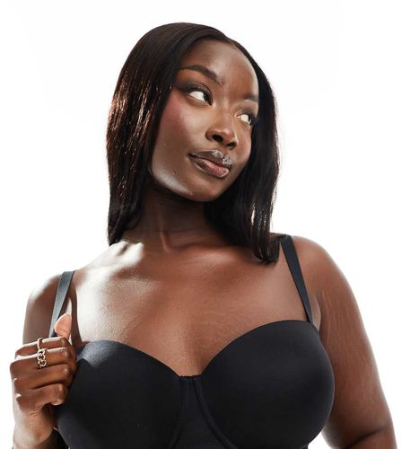 ASOS DESIGN Curve - Soutien-gorge en microfibre avec bretelles amovibles multi-positions et bonnets moulés - Asos Curve - Modalova