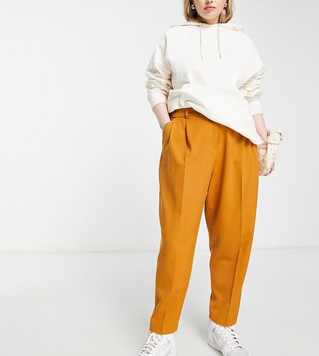 Curve - Pantalon ajusté coupe fuselée - miel - Asos Design - Modalova