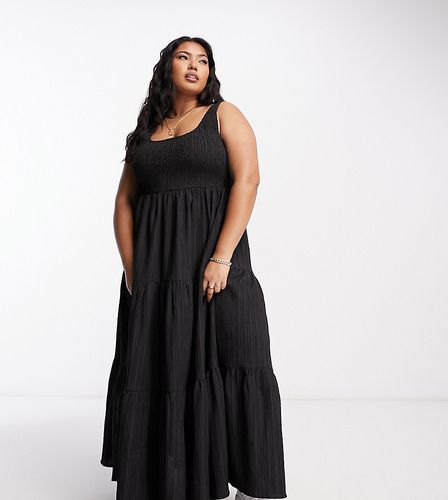 ASOS DESIGN Curve - Robe d'été longue à fronces et encolure dégagée - Asos Curve - Modalova