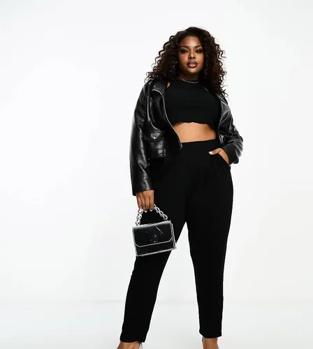 ASOS DESIGN Curve - Ultimate - Pantalon à pinces - Noir - Asos Curve - Modalova