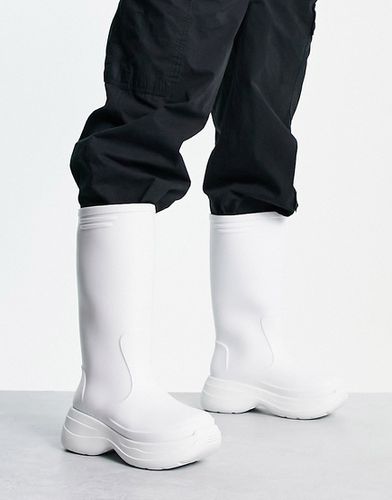 Bottes en caoutchouc chunky hauteur mollet - Asos Design - Modalova