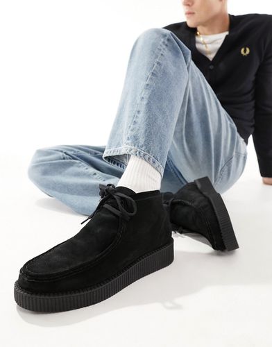 Bottines à lacets en daim avec semelle style creepers - Asos Design - Modalova