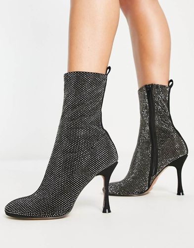 Bottines élégantes ornementées à talon haut - Asos Design - Modalova