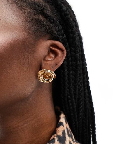 Boucles d'oreilles en forme de rose - Asos Design - Modalova