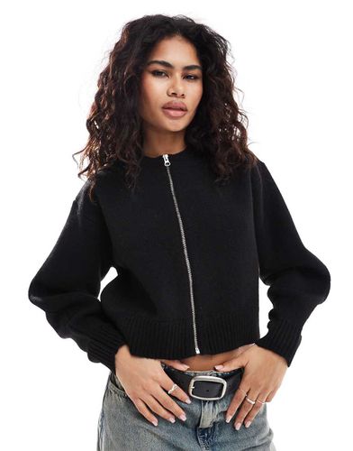 Bomber épuré en maille avec manches volumineuses - Asos Design - Modalova