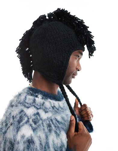 Bonnet en maille façon crête - Asos Design - Modalova