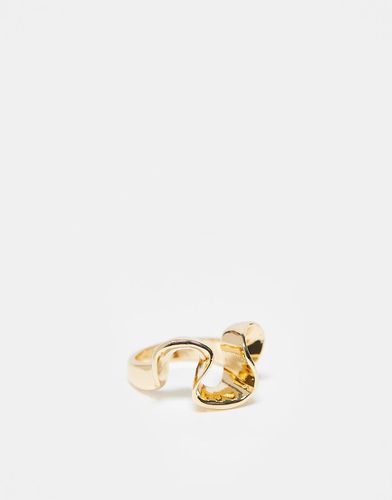 Bague avec motif ondulé sculptural - Asos Design - Modalova