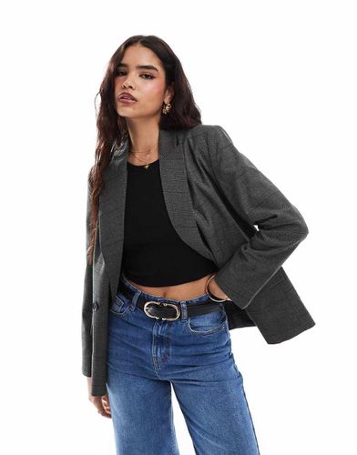 Blazer croisé à carreaux - Asos Design - Modalova