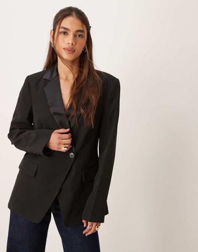 Blazer d'ensemble style tailleur à taille cintrée - Asos Design - Modalova