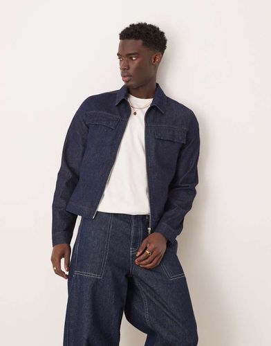 Blouson Harrington d'ensemble - Denim brut - Asos Design - Modalova