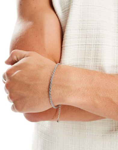 Bracelet chaîne façon corde en acier inoxydable imperméable - Asos Design - Modalova