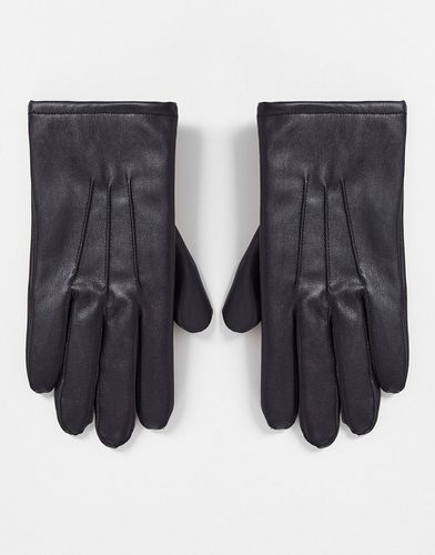 Gants en simlicuir - Asos Design - Modalova