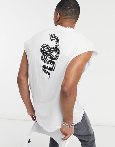 Débardeur oversize à imprimé serpent au dos - Asos Design - Modalova