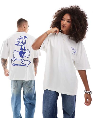 Disney - T-shirt oversize unisexe à imprimé Donald Duck - clair - Asos Design - Modalova