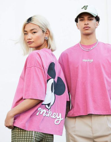 Disney - T-shirt unisexe oversize à imprimé Mickey Mouse - Asos Design - Modalova