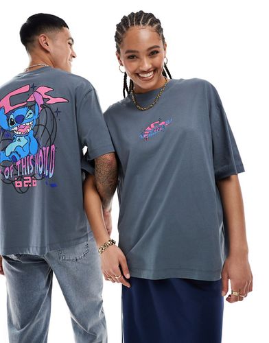 Disney - T-shirt unisexe oversize à imprimés Stitch - Asos Design - Modalova