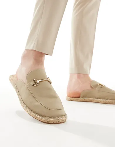 Espadrilles style mules avec mors doré - Asos Design - Modalova