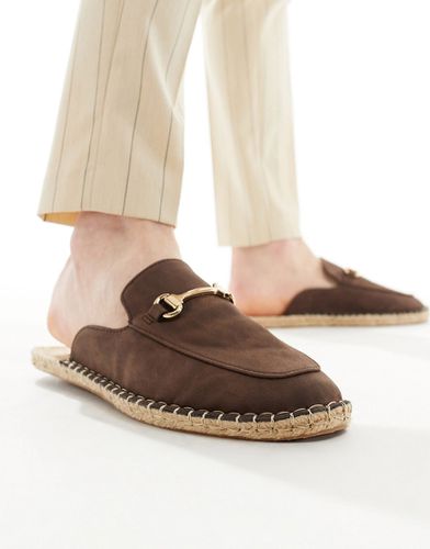 Espadrilles style mules avec mors doré - Asos Design - Modalova