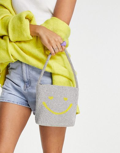 Fourre-tout en perles avec motif smiley - Asos Design - Modalova