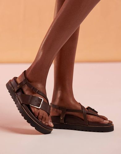 Folly - Sandales en cuir de qualité supérieure - Asos Design - Modalova