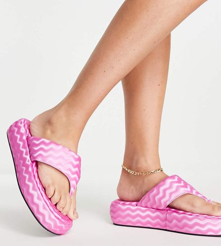 Francesca - Sandales larges à plateforme - Asos Design - Modalova