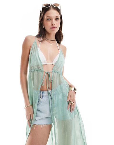 Kimono de plage fendu à nouer sur le devant - Asos Design - Modalova